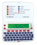 Lexibook-Le Dictionnaire du français LAROUSSE, définitions, synonymes, conjugaison, correcteur d’orthographe, à Piles, Blanc/Rouge, D850FR