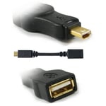 Ex-Pro OTG Cable Adapter Mini USB A-plug - USB A-Socket