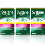 Systane Ultra Fast-Acting Dry Eye Relief Preserv Free Eye Drops 10ml [Pack of 3]