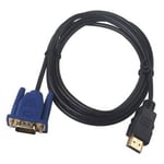 HDMI till VGA 15-Pin (analog) passiv anslutningskabel - 1,8 m kabel