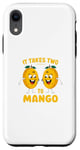 iPhone XR It Takes Two To Mango Funny Fruity Pun Graphic Case