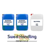 Swed Handling 2st Flytande Klor + 1st Syra för hemleverans