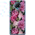 Xiaomi Poco F2 Pro Transparent Mobilskal Rosor