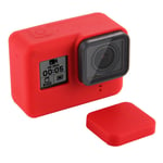 GoPro PULUZ HERO7 Black silicone frame case - Red Röd