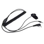 Yctze Helmet Headset Connection Cable, 90cm Two Way Radio Cord with PTT Button, 2.5mm Cable for Kenwood, for UV-5R, for Baofeng, for Vimoto V3 V6 V8
