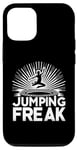 Coque pour iPhone 12/12 Pro Jumping Freak Trampoline Trampoline Jump Trampolinist Jump Trampolining