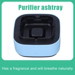 (Blue)Multifunctional Air Purifier Ashtray Smoke Grabber Ashtray For New