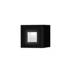Gnosjö Konstsmide Vägglykta Chieri 1,5W LED Kvadrat vägglykta kvadrat svart 7864-750