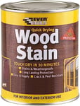 Everbuild Satin Wood Stain – Indoor And Outdoor Use – Weatherproof – UV-Resistant – Quick Drying – Solvent Free – Natural Oak – 250ml