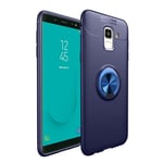 Samsung Galaxy J6 (2018) mobilskal metall plast handring - Blå