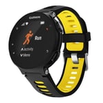 Smart Watch Silicone Watch Band for Garmin Forerunner 735XT(Yellow)