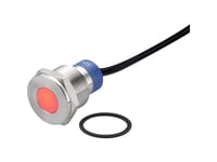 Conrad Tc-7495240, Röd, -25 - 55 ° C, Ip67, 12 V, 1,6 Cm, 1 Styck