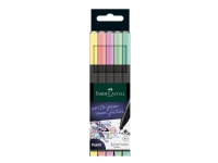 Faber-Castell FINEPEN - Fineliner - pastel colors - food coloring ink - 0.4 mm - fin (paket om 5)