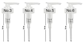 Dispenser Pumps for Olaplex No. 3, 4, 5, 6 - Fits 100ml Bottles, 4-Pack