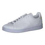 Adidas Homme Advantage Sneaker, FTWR White/FTWR White/Sand strata, 35.5 EU