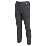 Regatta HIGHTON Winter Trousers Pantalon Stretch Ultra Extensible Homme déperlant et Protecteur (UV) élastiquée et Poches zippées, Magnet, FR : XS (Taille Fabricant : 30")