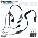 Headset Motorola IMPRES Transducer med PTT (MTP850S, DP4X00.)