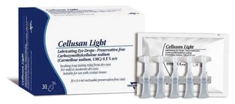 Cellusan Light Carmellose Sodium 0.5% preservative free eye drops 0.4ml x 30