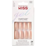 Faux ongles KISS Gel Fantasy (palette de nuances) - Nuance :#fdccbe||Rock Candy