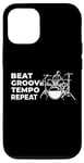 Coque pour iPhone 14 Pro Beat Groove Tempo Repeat