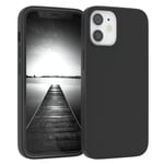 For Apple iPhone 12 Mini Silicone Case Phone Case Protection Back Cover Black