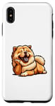 Coque pour iPhone XS Max Chow chow chien mignon drôle chow chow art kawaii chien
