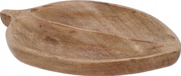 Bladformad Serveringsbräda, Mangoträ, 27 X 17 Cm