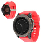 Garmin Fenix 5 / 5 Plus / Forerunner 935 22mm silicone watch band - Red