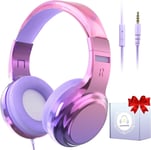 Kids Headphones, Childrens Headphones for Girls, Toddler Light Purple
