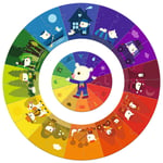 Djeco - Giant Puzzle Colors, 37 pcs