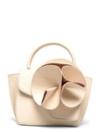Montalcino Rose Linen Vacchetta Designers Top Handle Bags Cream ATP Atelier