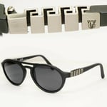Gianni Versace 1996 Mens Vintage Charcoal Grey Pilot Sunglasses MOD 535 COL 789