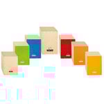 Nino Percussion NINOSET950 Classroom Cajon Group Rhythm Set 7 pcs