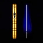 Star Wars Lightsaber Metal Handle RGB 11 Colors Change, 6 Sets Soundfonts Force FX FOC Blaster Toys Toy Gift Lightsaber Glowing Toy Sword,Gold
