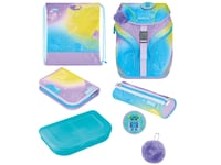 Herlitz Softlight Greenline Little Monster, Matlåda, Pennfack, Pencil Pouch, Skolväska, Sport Bag, Flicka, Grundskola, Ryggsäck, 18 L, Sidoficka