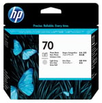 Genuine HP 70 Photo Black/Light Grey Printhead C9407A (VAT Included) - Free P+P