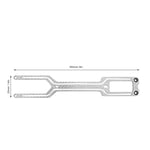 (Silver SSG) RC Car Upper Deck Easy Installation RC Upper Deck High