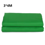 3 x 4 m Green Screen Bakgrund - Grön