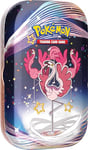 JCC Pokémon: Mini-boîte Écarlate et Violet – Destinées de Paldea – Flamenroule (2 boosters, 1 Autocollant et 1 Carte Artistique)