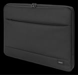 Deltaco Laptopfodral 13-14" av återvunnen polyester - Svart