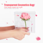 Cosmetics Box Rose Keep Water Jet For Flowers Organizer