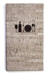 Lacor 28052 Matisse Collecti.160X285 Wine List Cover, Light Brown
