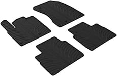 Gummimattor lampliga for Nissan XTrail 2021 TDesign 4delad monteringsklammor
