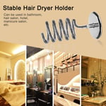 Stainless Steel Base Salon Home Desktop Stable Acrylic Hair Dryer Holder UK MAI