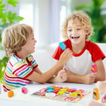 Kids Wooden Ice Cream Shop Set Toy Children's Kitchen Playset Pretend Play Toys