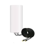 ZXSignal 5G- /4G Panel antenn mimo 4x4 inkl 10 m kabel