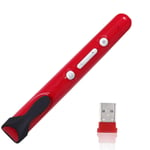 PowerPoint Remote Control Presentation Clicker - August LP170 - Easily Control Slides whilst you Teach or Talk - Wireless Presenter with Laser Pointer (<1mW)