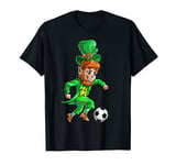 St Patricks Day Soccer Ball T Shirt Gift Leprechaun Kids