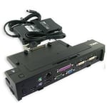 Dell E-Port Plus Avancé Réplicateur Station d'accueil USB 2.0 avec Véritable 130W AC Adaptateur PR02X CY640, VM8F7, HJVX1 K09A pour Latitude E-Series Portables