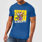 Cow and Chicken Supercow Al Rescate! Men's T-Shirt - Royal Blue - M